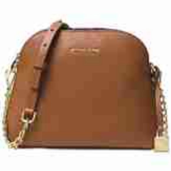 Michael Kors Studio Mercer Medium Dome Messenger Bag$228 Luggage #050